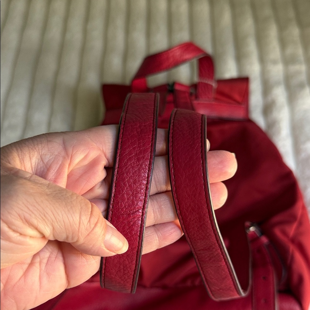 Coach Red Drawstring Bag - Picture 6 of 9